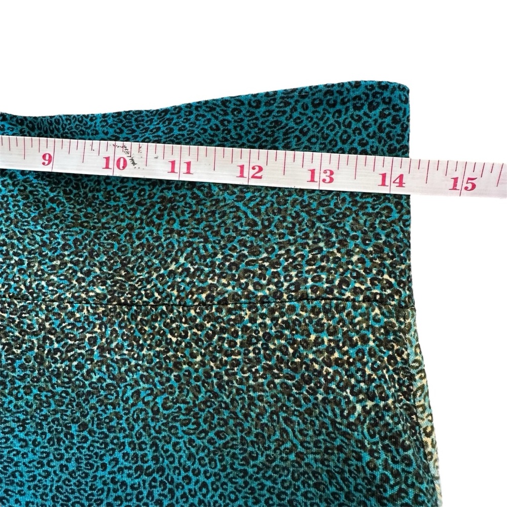 Salaam Made in USA Skirt Gradient Cheetah Print Earthy Tones Womens M - Picture 4 of 7